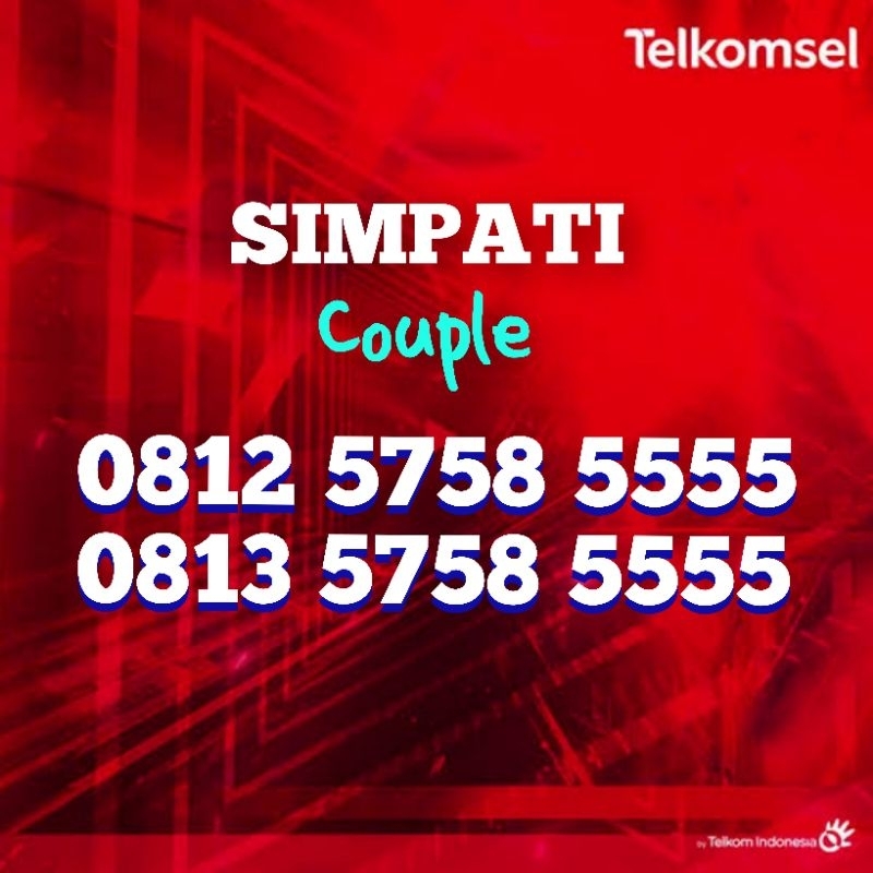 Nomor Cantik Simpati 5758 5555 Simpati Cantik Couple Kembar Pasangan