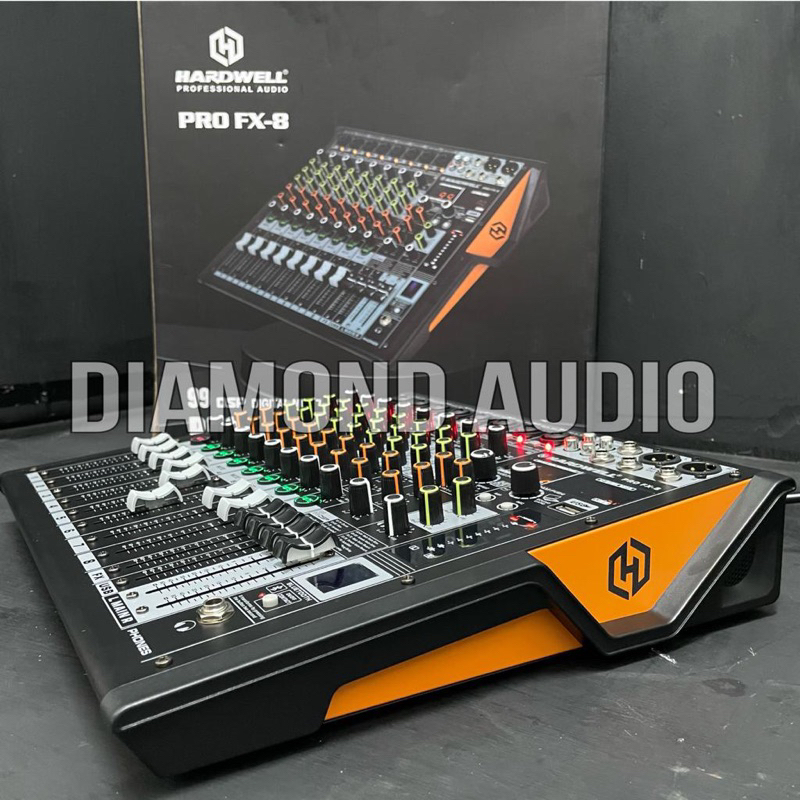 mixer hardwell pro fx 8 original 8 channel mixer audio hardwell pro fx8