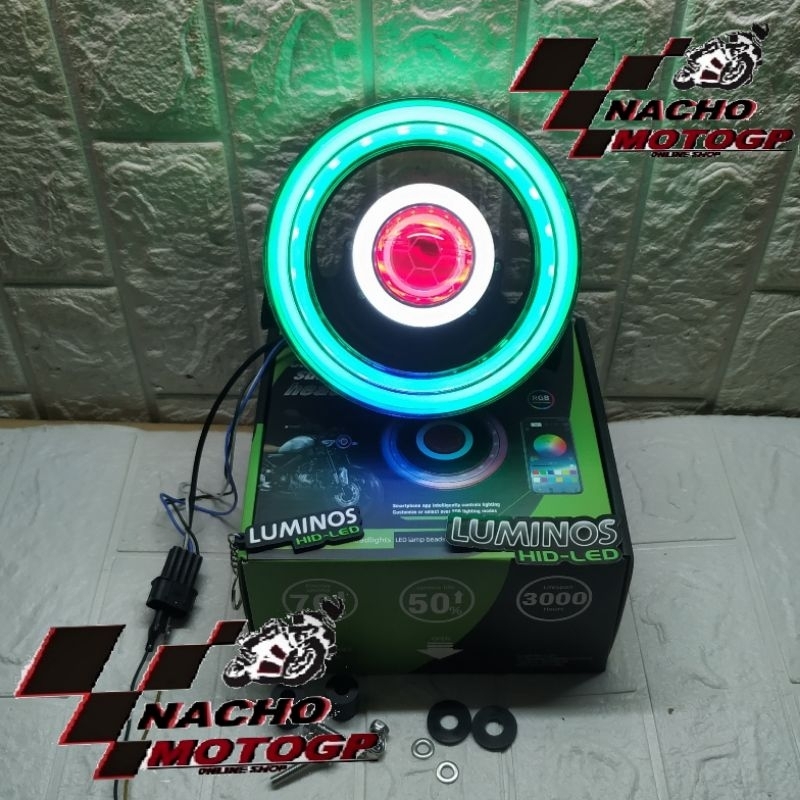 Lampu Depan Daymaker RGB Luminos XSR xabre Vixion