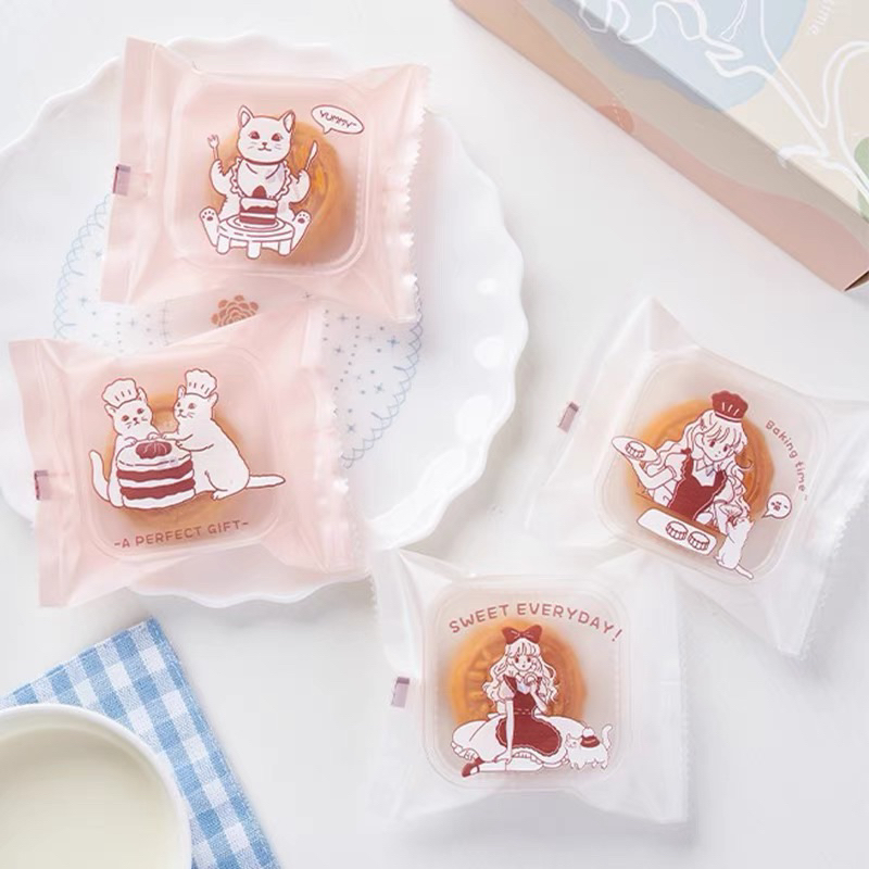 Plastik Segel Cookie 10 x 13.5 CM / Tema Bakery Homemade Bread / Kemasan plastic bag kue kering snac