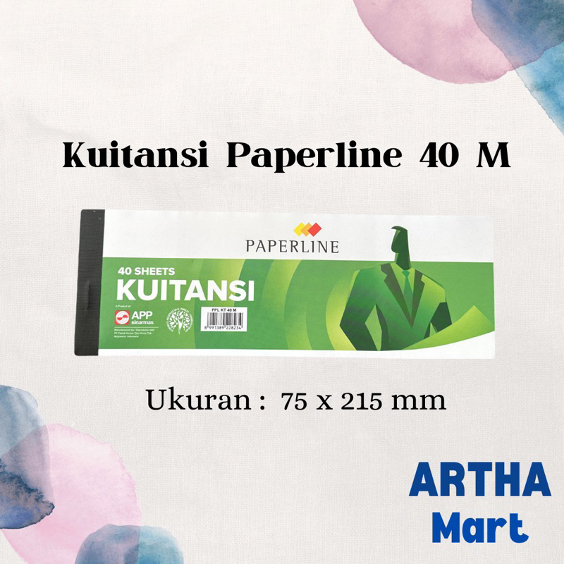 

PAPERLINE - Kuitansi Kwitansi PPL 40 M - Pcs