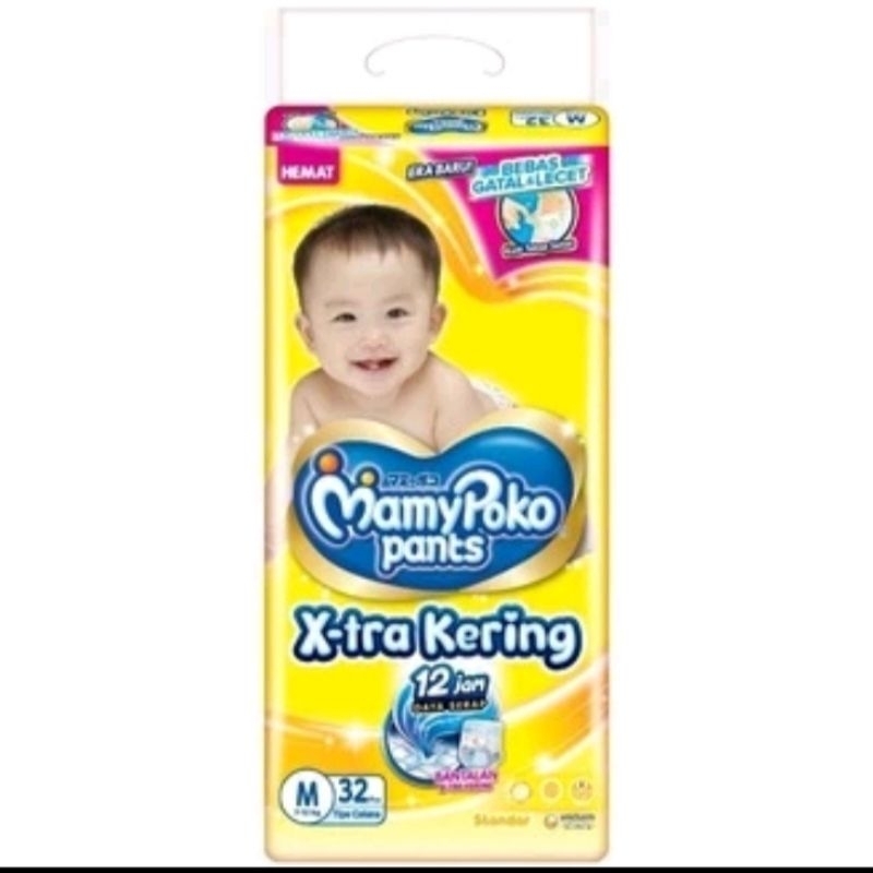 MAMYPOKO Xtra Kering M32 | Mamypoko Pampers | Mamypoko Xtra Kering