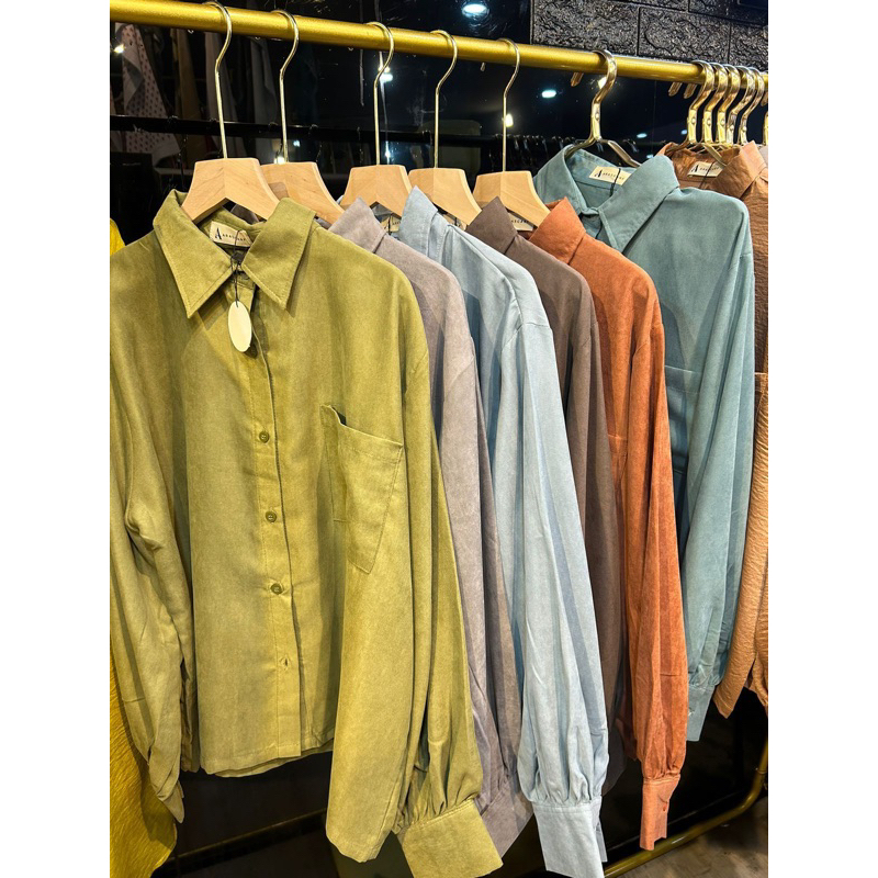 ARASCARF Corduroy Shirt