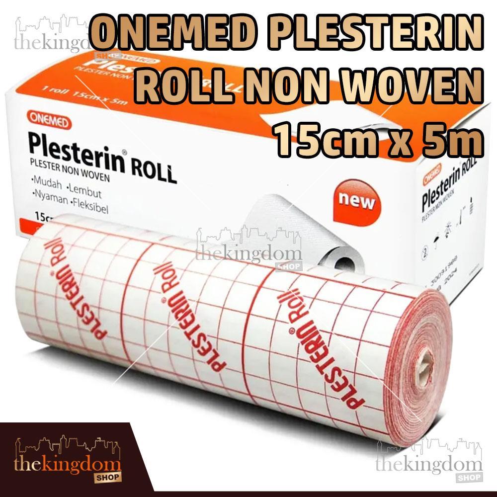 Onemed Plesterin 15cm x 5m Roll Non Woven Alat P3K Plester Luka Gulung Plaster Perban