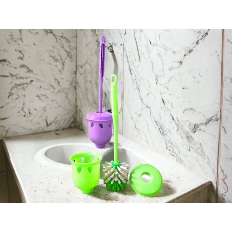 Sikat WC Toilet+ Tempat Dudukan/ Sikat WC Tutup/ Sikat WC Gagang panjang