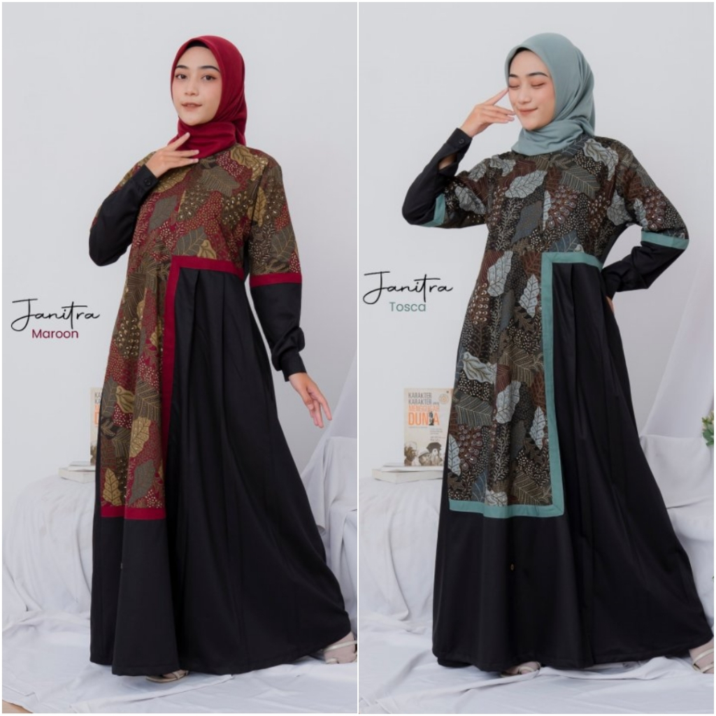 COUPLE GAMIS BATIK ENDOMODA JANITRA DRESS