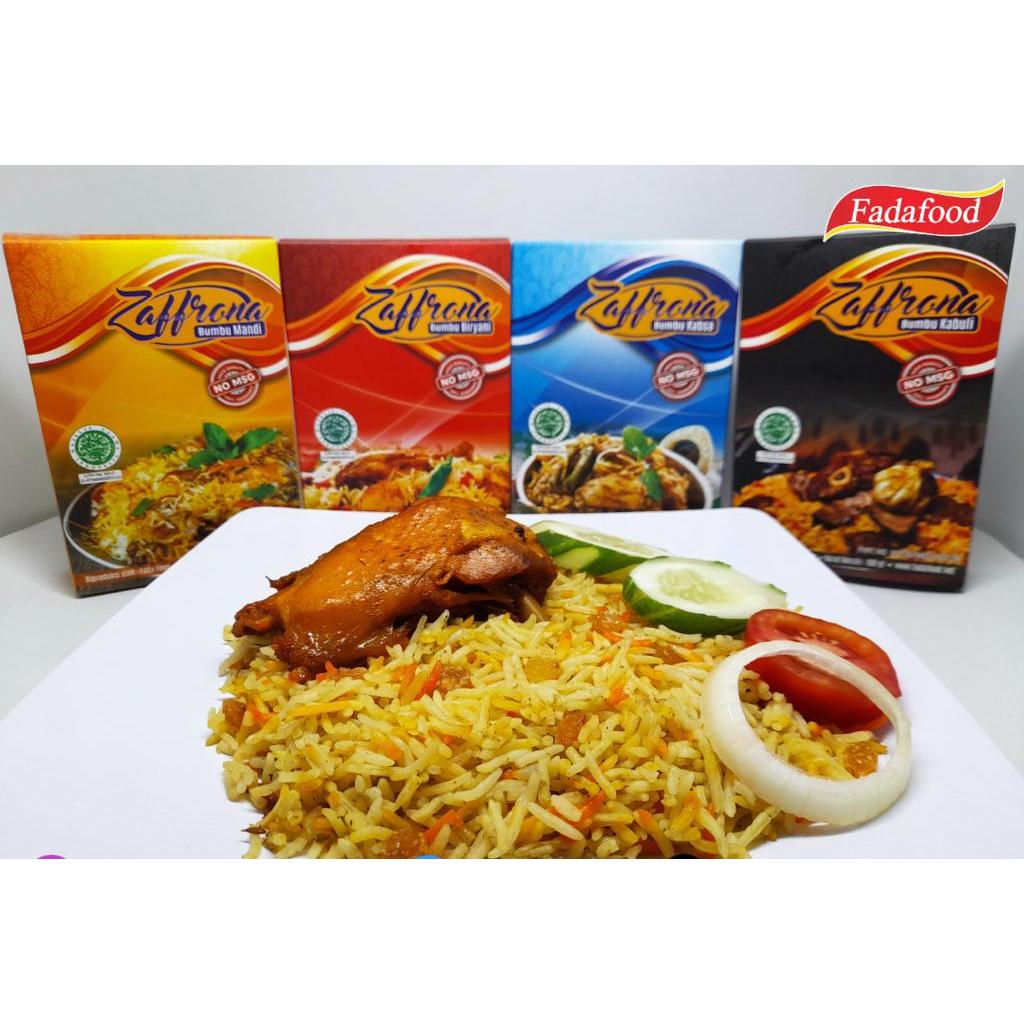 

ADY78 BUMBU BUBUK ZAFFRONA 100gram t Masak Kering Nasi Biryani Kabuli Mandhi Kabsa Praktis zafron