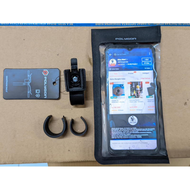 TAS PELINDUNG HP / SMARTPHONE BAG UNTUK SEPEDA MERK POLYGON