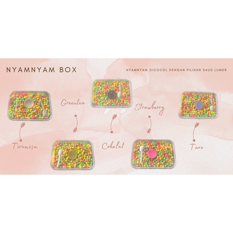 

NYAMNYAM BOX RICECRISPY SAUS COCOL