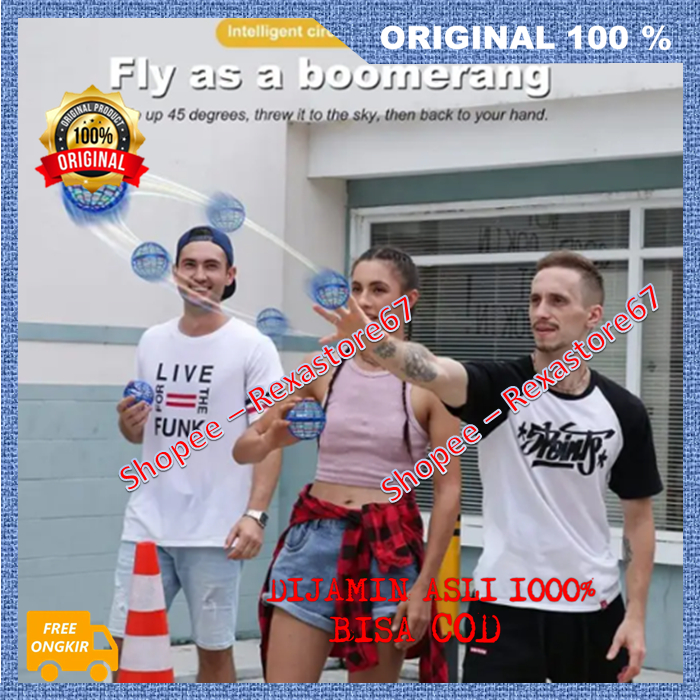 Bola Terbang Mainan UFO Bola Terbang  Flying Ball Flying Boomerang Ball Spinner Bola Terbang Led ASL