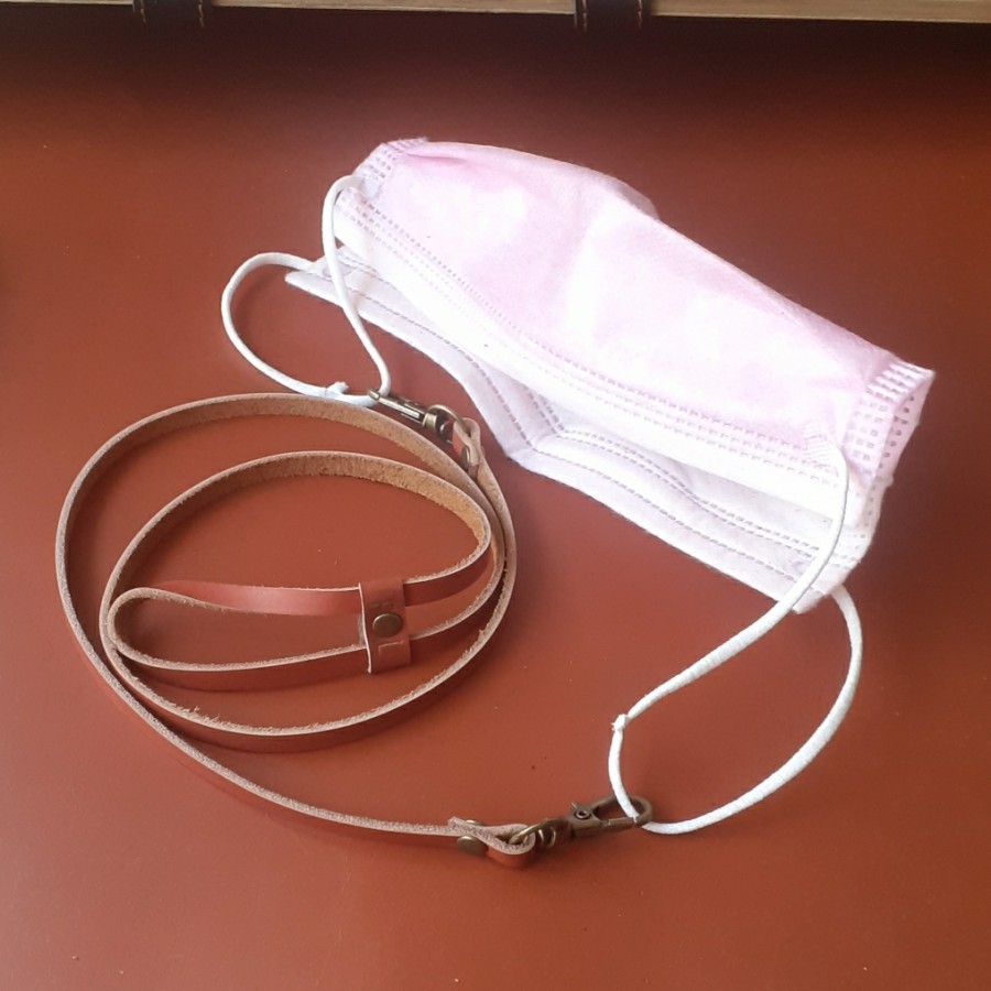 Tali Masker Kulit Asli