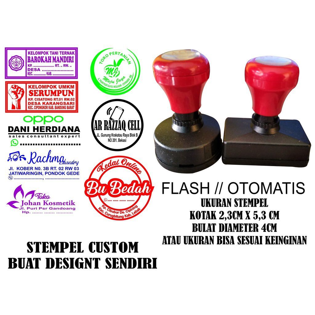 

Stempel Custome Untuk Kertas Dan keperluan kantor anda