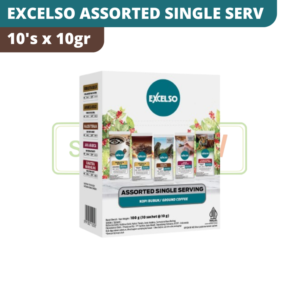 

EXCELSO KOPI SINGLE SERVING ASSORTED PACK – FOLDING BOX (10SCH X 10GR)