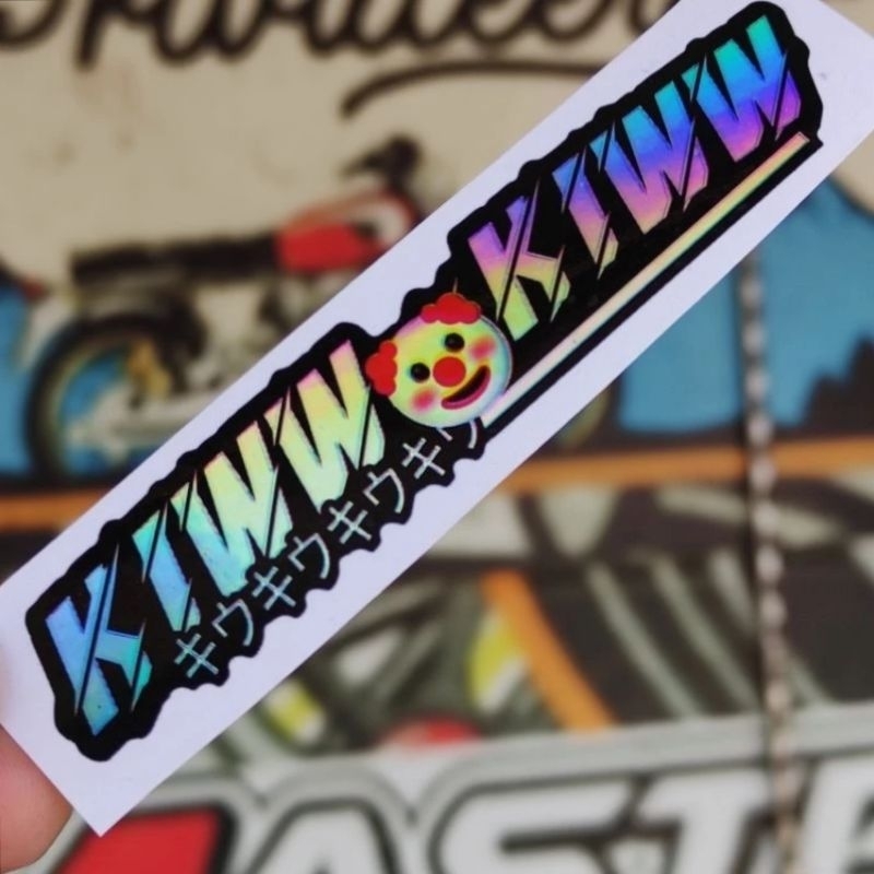 

Stiker kiw kiw viral (hologram)