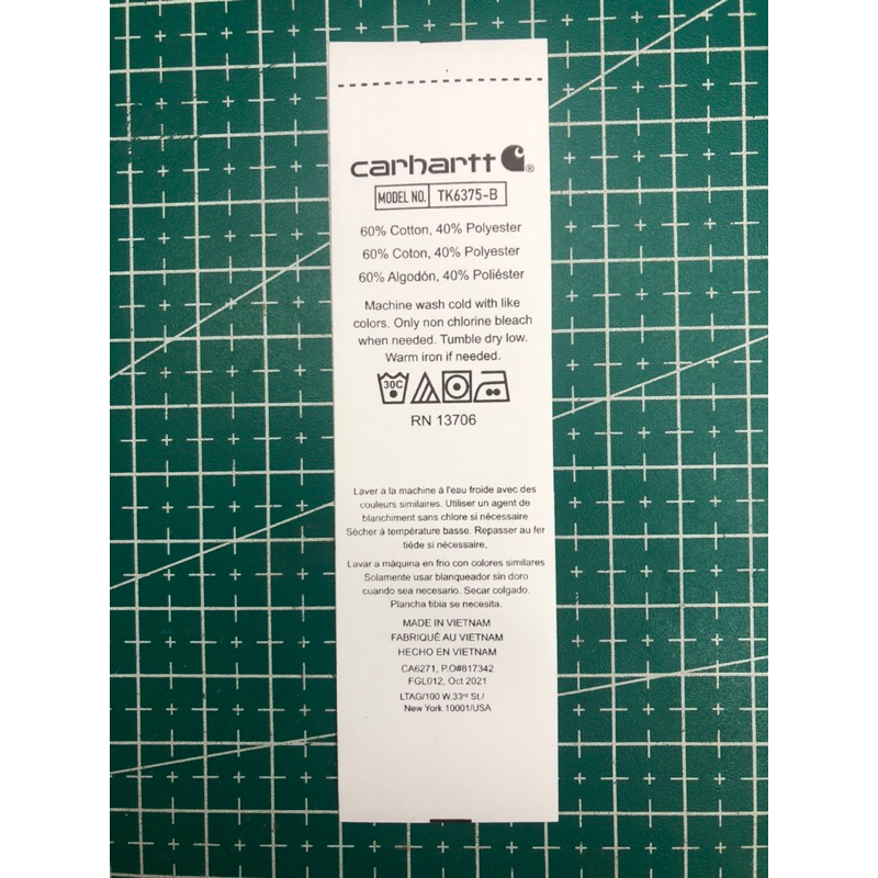 

CARHARTT TAG WASH PANJANG SUPER PREMIUM CO 1X DIKIRIM 600PCS