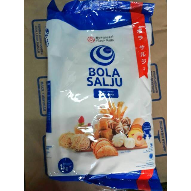 

Tepung terigu bola salju biru 1 kg Karton