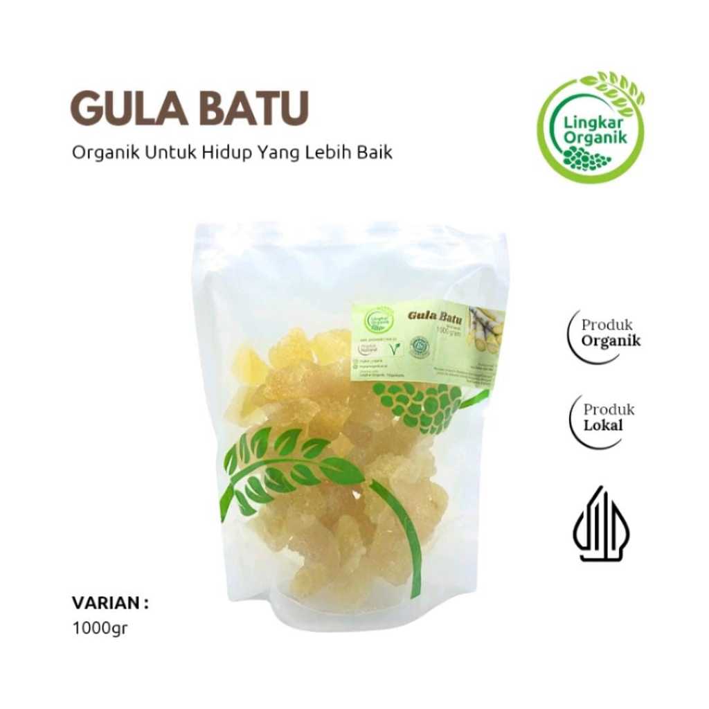 

Lingkar Organik - Gula Batu - 1000gr