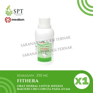 MEDION FITHERA 250 ml OBAT AYAM HERBAL INFEKSI BAKTERI CRD CORYZA