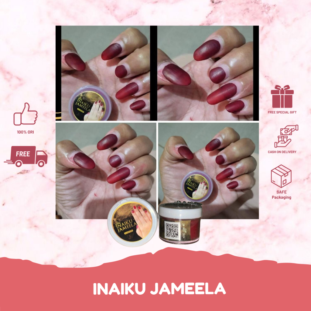 INAIKU JAMEELA - KUTEK HALAL | PEWARNA KUKU HALAL - MAROON HITAM