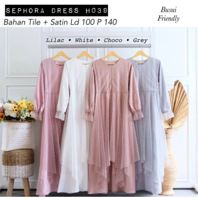 Preloved Sephora dress TILE DOTTY