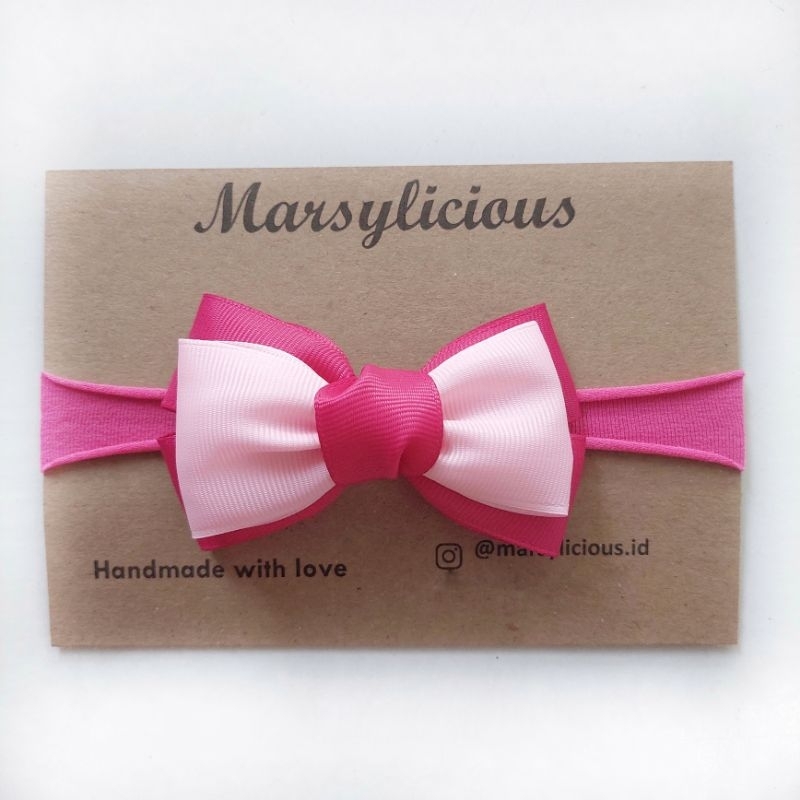 Marsylicious : Headband / Hairpin -  Erika (Barbie Collection ) (Bandana jepit barbie pink)