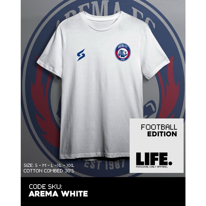 KAOS SHIRT AREMA FC / KEREN / SIMPLE