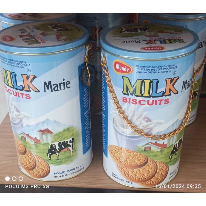 

Monde milk marie biscuit 950 gr