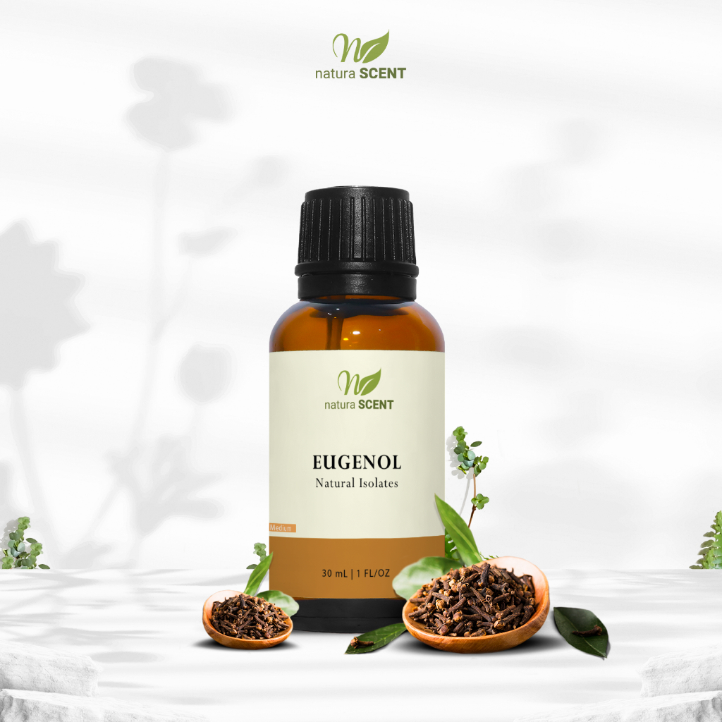 Natura Scent Eugenol - Eugenol oil - Minyak Eugenol - 100% Natural Isolates / Minyak Eugenol untuk S