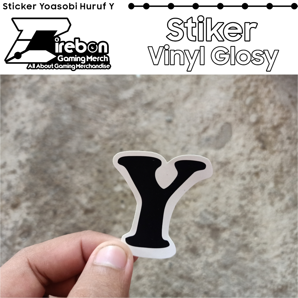 

Stiker Yoasobi Huruf Y