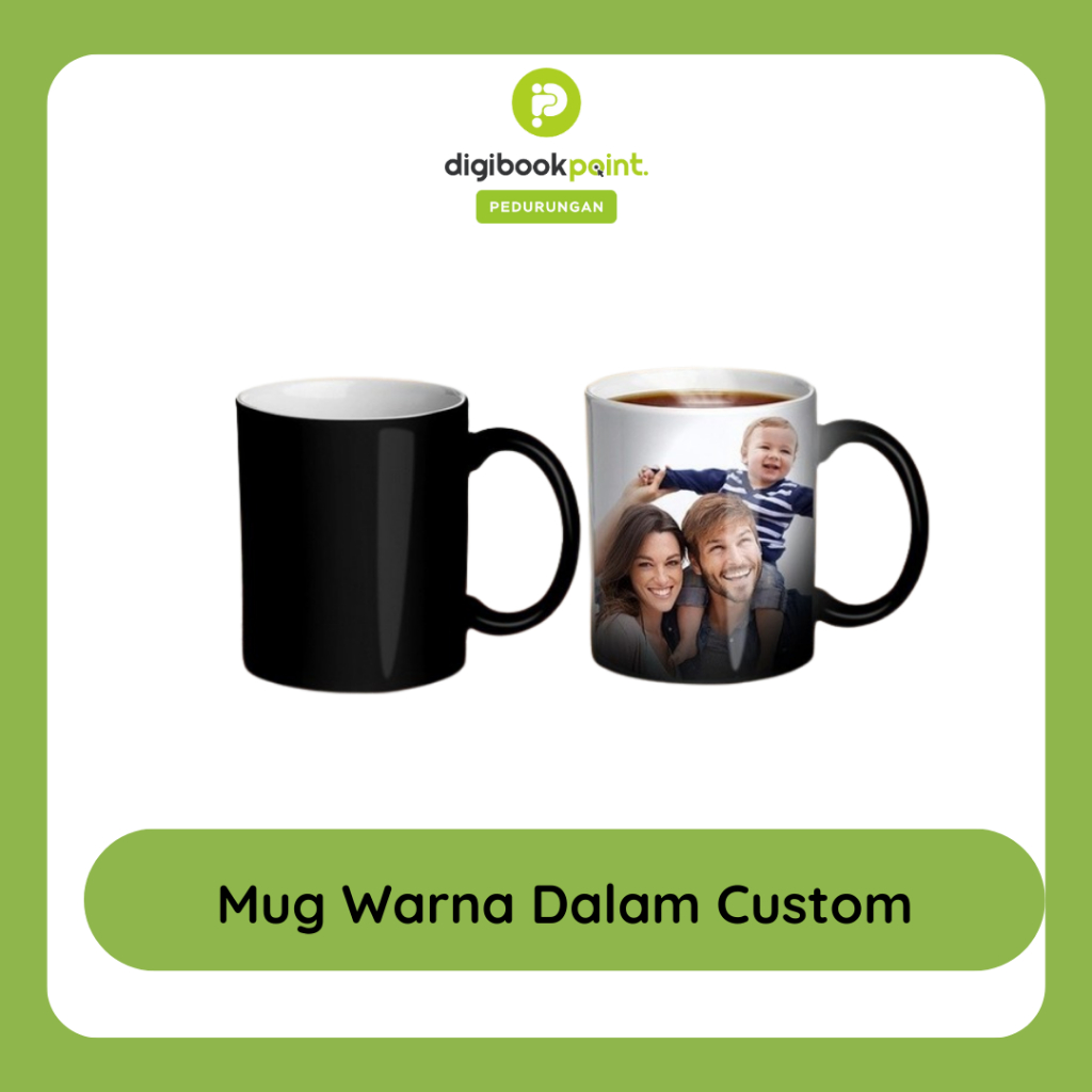 Custom Mug Bungklon / Cetak Mug Magic / Mug Bunglon / Magic Mug Custom / Mug Magic Satuan
