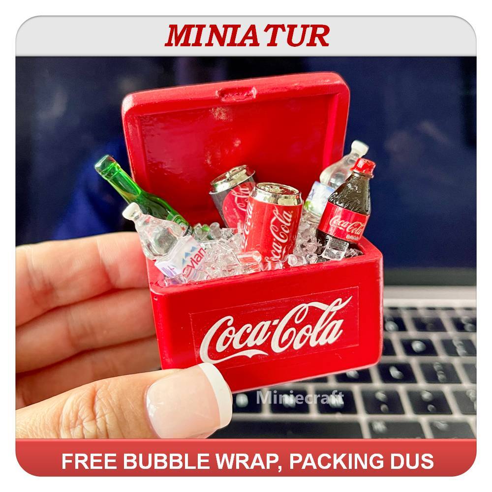 MAGNET TEMPELAN KULKAS MINIATUR CLAY BOX COCA COLA