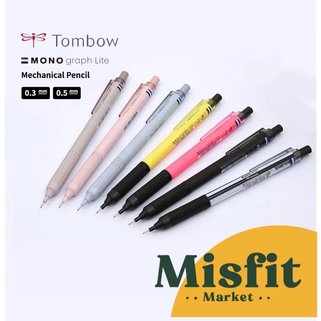 

Tombow Mono Graph Lite Mechanical Pencil Pensil Mekanik 0.3 0.5 mm