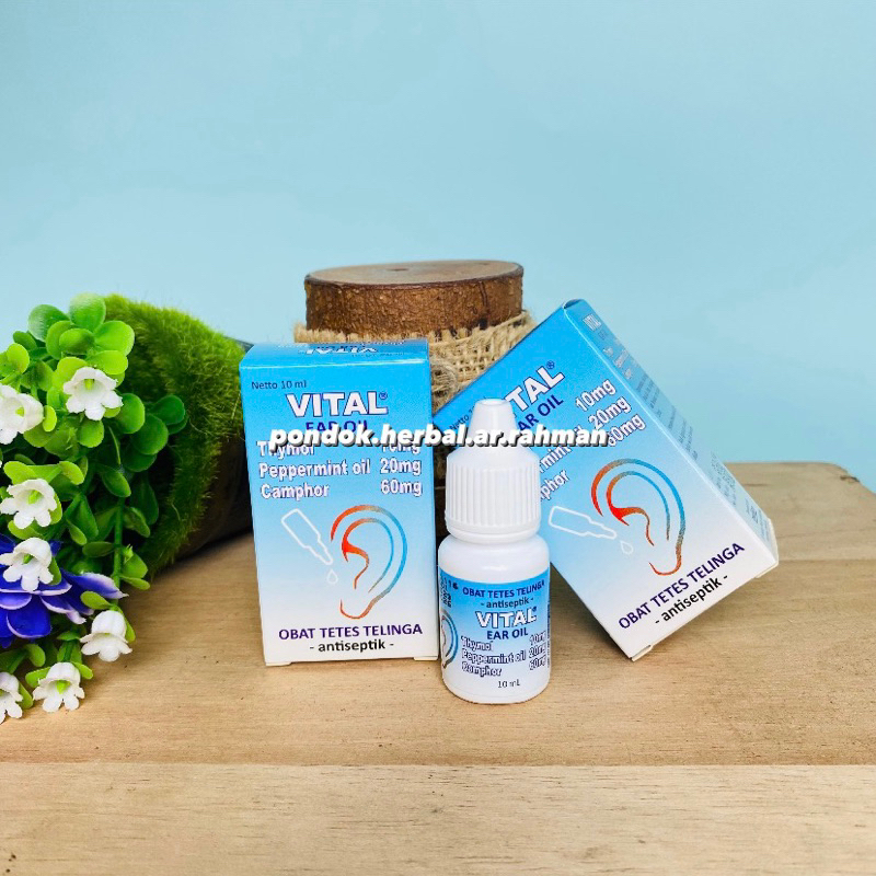 VITAL EAR OIL(obat tetes telinga)