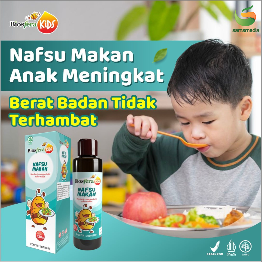 Madu Nafsu Makan Madu Penambah Nafsu Makan Anak Vitamin Penambah Nafsu Makan Anak BIOSFERA KIDS