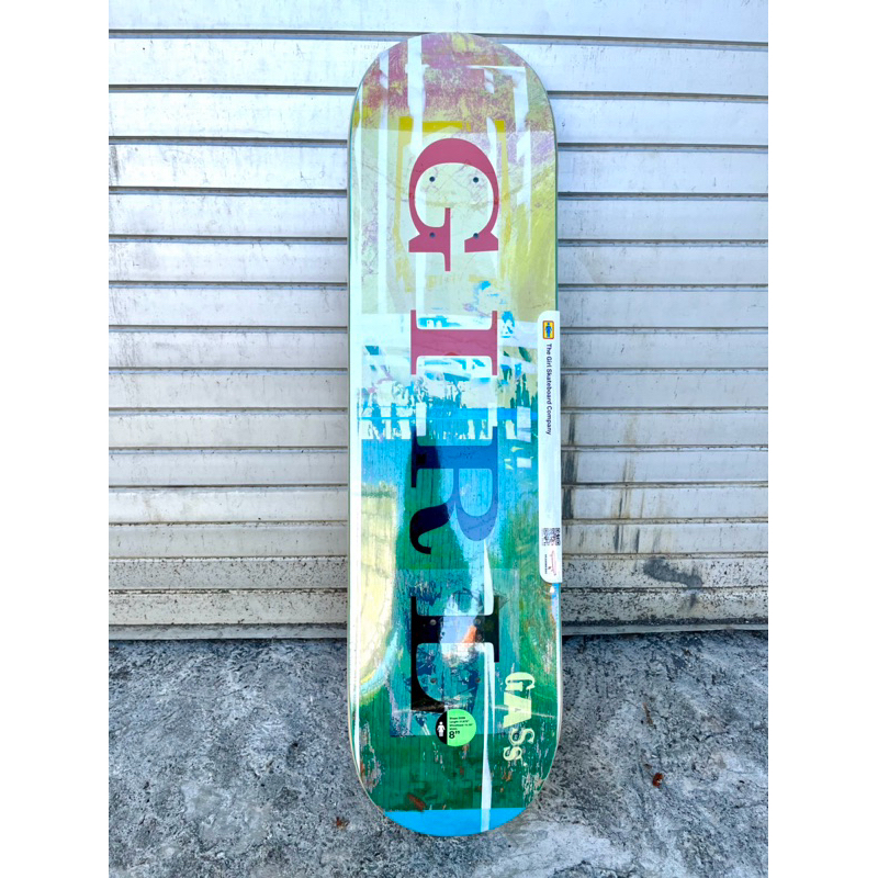 Girl Skateboards Griffin Gass Letterpress Pop Secret Deck/Papan skateboard