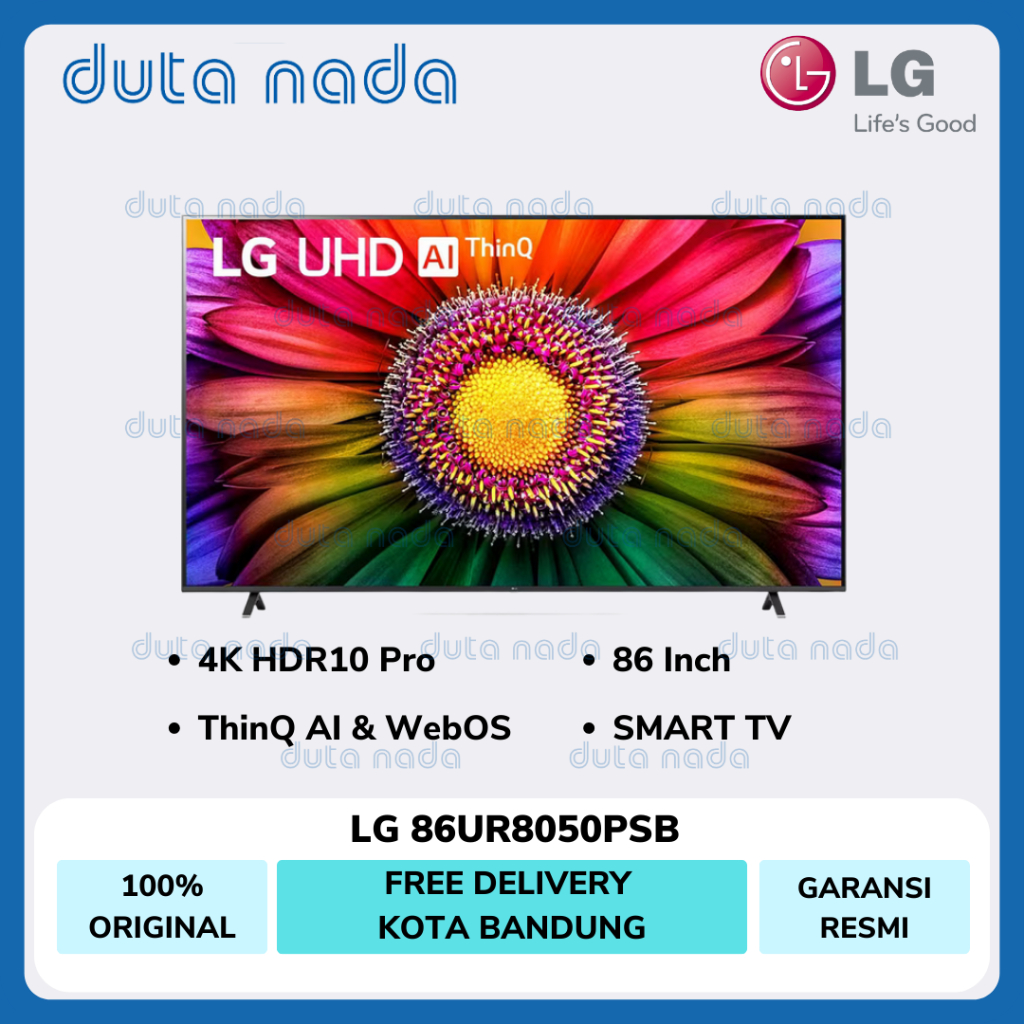 LG SMART TV 4K UHD 86 INCH 86UR8050 / 86UR8050PSB