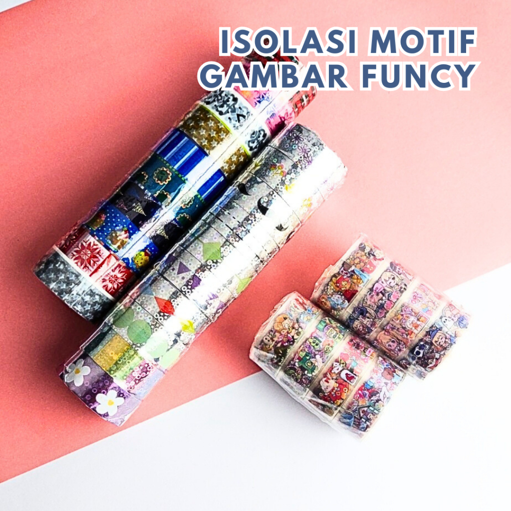 

(10 PCS) Isolasi Motif Gambar Funcy Karakter