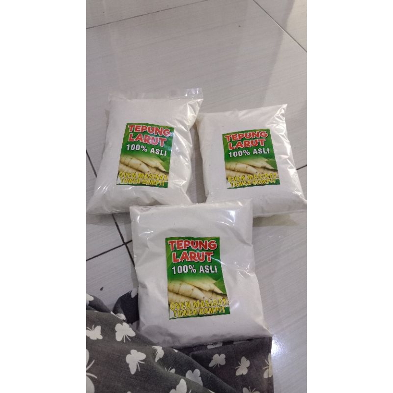 tepung larut/jlarut/garut asli