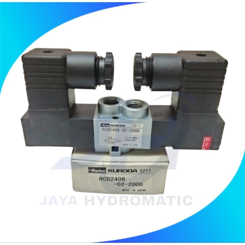 SOLENOID VALVE PNEUMATIC PARKER KURODA RCD2406-02