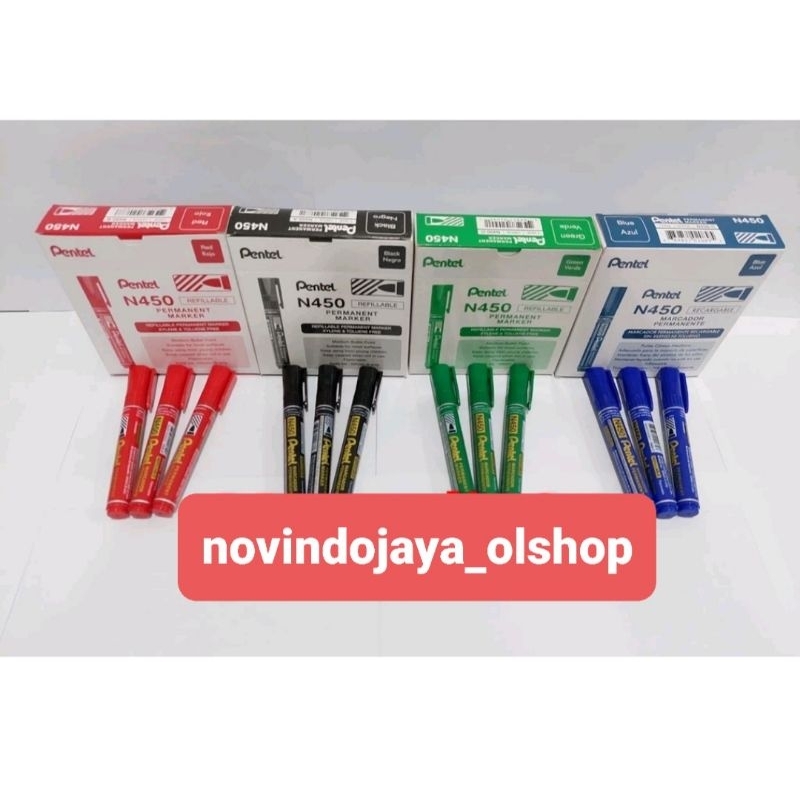 

PROMO!!.Spidol Permanent Marker Pentel N450