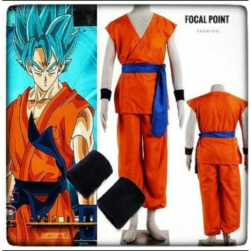 kostum dragons ball z goku pria dewasa kakarotto cosplay costume