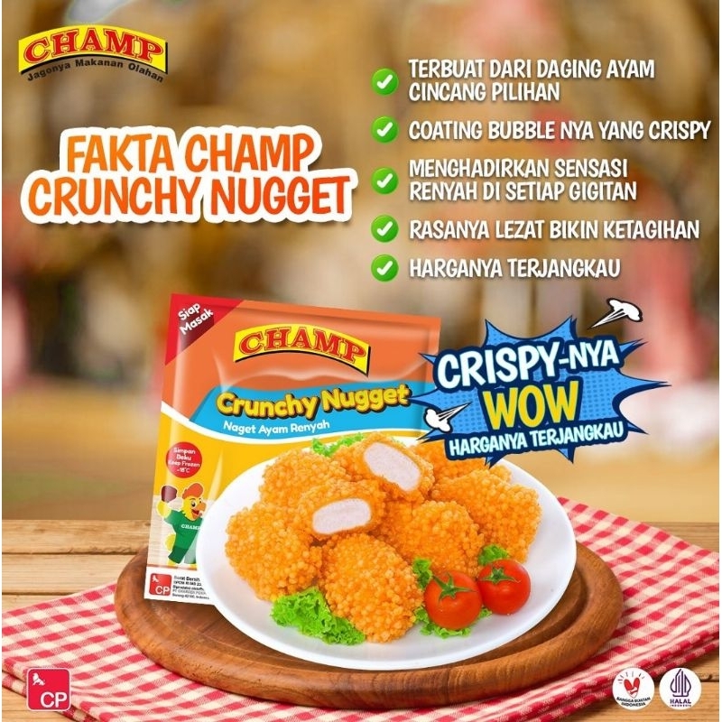 

Champ Crunchy Crispy Nugget