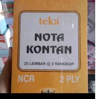

Nota kontan 2 ply polos batik cover