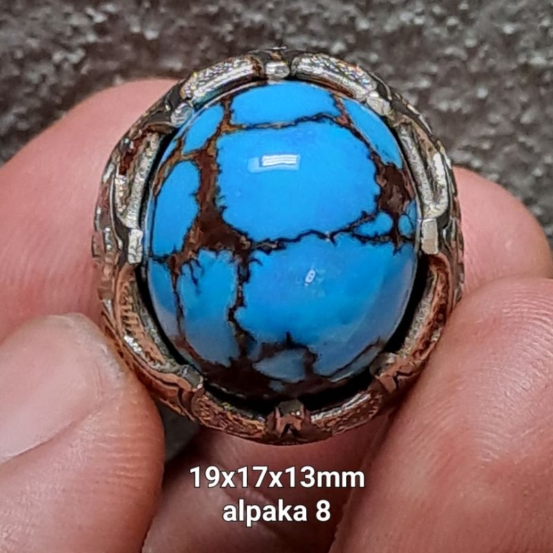 CINCIN 8 PIRUS MESIR URAT MERAH FANCY BLUE CEPLOK KURA BERKHARISMA