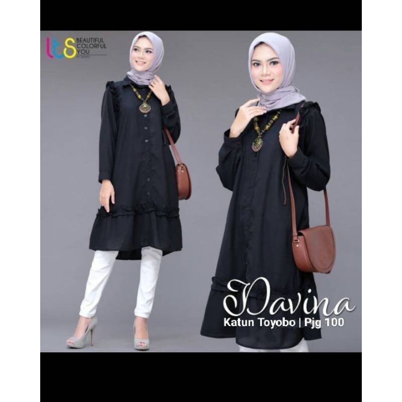 Davina Tunik Baju Tunik Wanita Terbaru 2024 Katun Toyobo