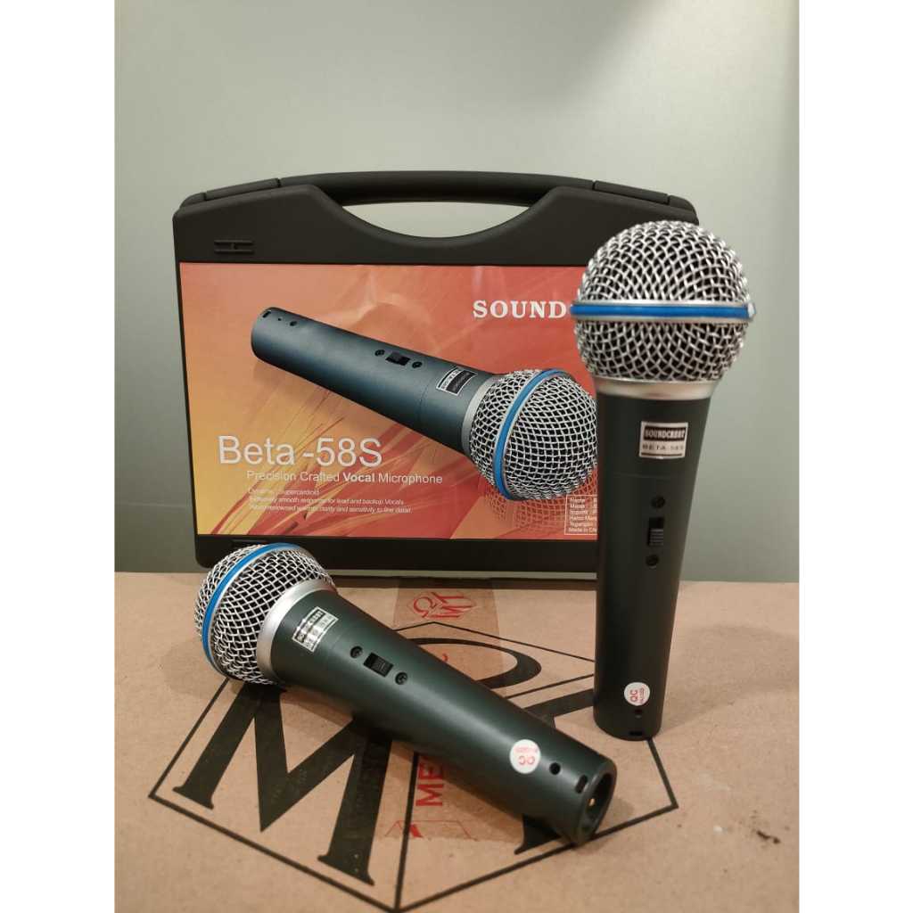 Mic Kabel Isi 2 Soundcrest Microphone BETA - 58 S Original