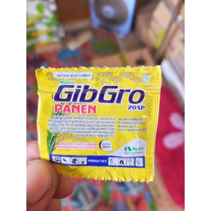 GIBRO PANEN 20sp 1 gram per sachet asam giberelat (GA3) satuan