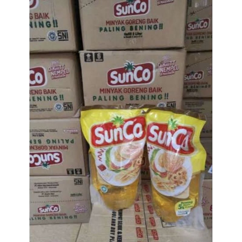 

JATIM ready Minyak goreng sunco 8 L ( 2L x 4 pouch ) termurah pengiriman cepat