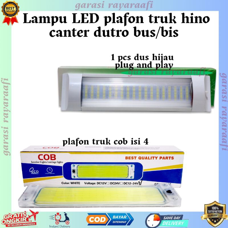 lampu plafon truk bus bis universal lampu plafon tronton fuso hino dutro