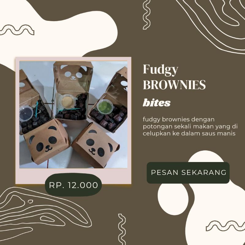 

FUDGY BROWNIES BITES | FUDGY BROWNIES SEMARANG